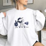 Peace Love Rams Los Angeles Snoopy 9 Sweatshirt