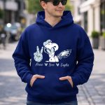 Peace Love Snoopy Philadelphia Eagles 8 Hoodie