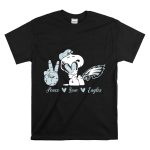 Peace Love Snoopy Philadelphia Eagles T Shirt 6