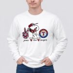 Peace Love Snoopy Texas Rangers 4 Long Sleeves.jpg