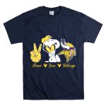 Peace Love Vikings Snoopy Minnesota T Shirt 7