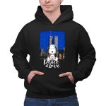 Peace and Love Snoopy 11th September The Peanuts Movie Twin Towers 2 Hoodie