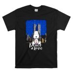 Peace and Love Snoopy 11th September The Peanuts Movie Twin Towers T Shirt 6