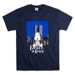 Peace and Love Snoopy 11th September The Peanuts Movie Twin Towers T Shirt 7