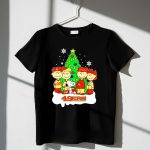 Peanuts Characters Christmas San Francisco 49ers Tree Snoopy Charlie Brown 1 T Shirt