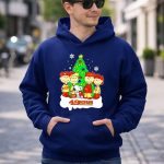 Peanuts Characters Christmas San Francisco 49ers Tree Snoopy Charlie Brown 8 Hoodie