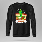 Peanuts Characters Christmas San Francisco 49ers Tree Snoopy Charlie Brown 9 Sweatshirt