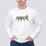 Peanuts Characters Painting Colorful Letters Charlie Brown Snoopy Lucy Linus Woodstock T Shirt 4.jpg