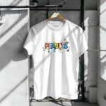 Peanuts Characters Painting Colorful Letters Charlie Brown Snoopy Lucy Linus Woodstock T Shirt 6.jpg