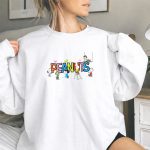 Peanuts Characters Painting Colorful Letters Charlie Brown Snoopy Lucy Linus Woodstock T Shirt 9.jpg