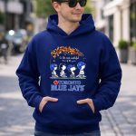 Peanuts Characters X Toronto Blue Jays Its The Most Wonderful Time Of The Year Autumn 8 Hoodie.jpg