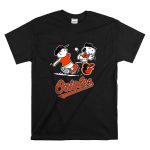 Peanuts Charlie Brown And Snoopy Playing Baseball Baltimore T Shirt 6