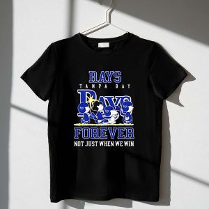 Peanuts Charlie Brown Snoopy Tampa Bay Rays Forever Not Just When We Win 1 T Shirt.jpg