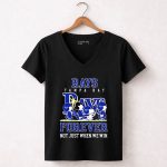 Peanuts Charlie Brown Snoopy Tampa Bay Rays Forever Not Just When We Win 7 Womens V Neck.jpg
