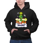 Peanuts Christmas Chicago Bears Snoopy Winter Scene 2 Hoodie