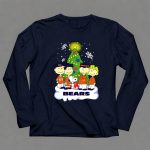 Peanuts Christmas Chicago Bears Snoopy Winter Scene 6 Long Sleeves