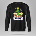 Peanuts Christmas Chicago Bears Snoopy Winter Scene 9 Sweatshirt