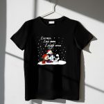 Peanuts Christmas Snoopy Charlie Brown Snowman Live Well Love Much Laugh Often T Shirt 1 1.jpg