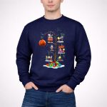 Peanuts Christmas Tree with Snoopy Lucy Charlie Brown and Woodstock Ornaments T Shirt 3 1.jpg