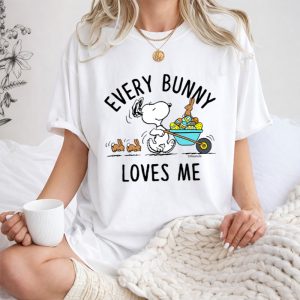 Peanuts Every Bunny Loves Me Snoopy 1 T Shirt