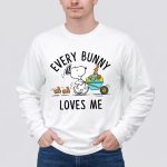 Peanuts Every Bunny Loves Me Snoopy 4 Long Sleeves