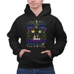 Peanuts Family Christmas Snoopy and Charlie Brown Festive Sweater Scene T Shirt 2 1.jpg