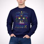 Peanuts Family Christmas Snoopy and Charlie Brown Festive Sweater Scene T Shirt 3 1.jpg