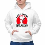 Peanuts Fathers day big gun Snoopy 2 Hoodie