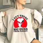 Peanuts Fathers day big gun Snoopy 3 Sweatshirt