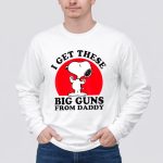 Peanuts Fathers day big gun Snoopy 4 Long Sleeves