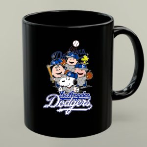 Peanuts Gang Los Angeles Dodgers Baseball Snoopy 1 mug 1.jpg