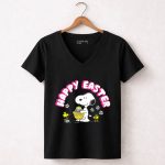 Peanuts Happy Easter Snoopy 5 Womens V Neck1