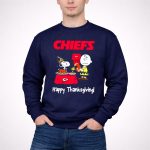 Peanuts Kansas City Chiefs Football Happy Thanksgiving 3 Sweatshirt
