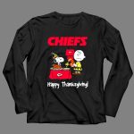 Peanuts Kansas City Chiefs Football Happy Thanksgiving 4 Long Sleeves