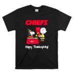 Peanuts Kansas City Chiefs Football Happy Thanksgiving T Shirt 6