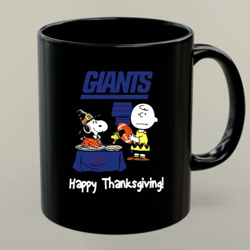 Peanuts New York Giants Football Happy Thanksgiving 1 Mug 1.Jpg
