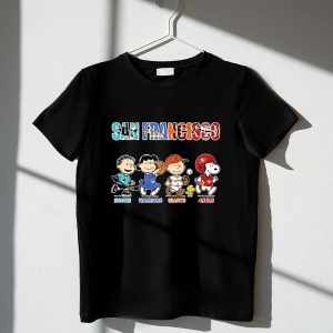 Peanuts San Francisco Sharks Warriors Giants 49ers Shirt