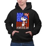 Peanuts Snoopy America Patriotic The Peanuts Movie 2 Hoodie