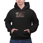 Peanuts Snoopy American Flag Heart Patriotic 2 Hoodie