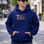 Peanuts Snoopy American Flag Heart Patriotic 8 Hoodie