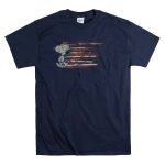 Peanuts Snoopy American Flag Heart Patriotic T Shirt 7