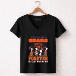 Peanuts Snoopy Chicago Bears Forever Not Just When We Win 7 Womens V Neck