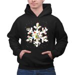 Peanuts Snoopy Christmas Snowflake Charlie Brown Holiday Characters 2 Hoodie 1.jpg