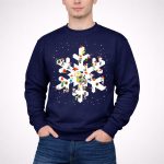 Peanuts Snoopy Christmas Snowflake Charlie Brown Holiday Characters 3 Sweatshirt 1.jpg