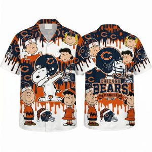 Peanuts Snoopy Dabbing Chicago Bears Est 1920 Hawaiian Shirt 1.jpg