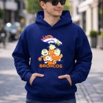 Peanuts Snoopy Denver Broncos Charlie Brown Lucy Linus 8 Hoodie