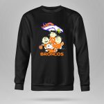 Peanuts Snoopy Denver Broncos Charlie Brown Lucy Linus 9 Sweatshirt