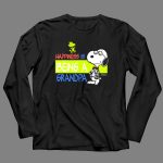 Peanuts Snoopy Happiness Is Being A Grandpa Woodstock 4 Long Sleeves