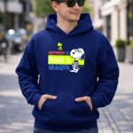 Peanuts Snoopy Happiness Is Being A Grandpa Woodstock 8 Hoodie