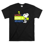 Peanuts Snoopy Happiness Is Being A Grandpa Woodstock T Shirt 6